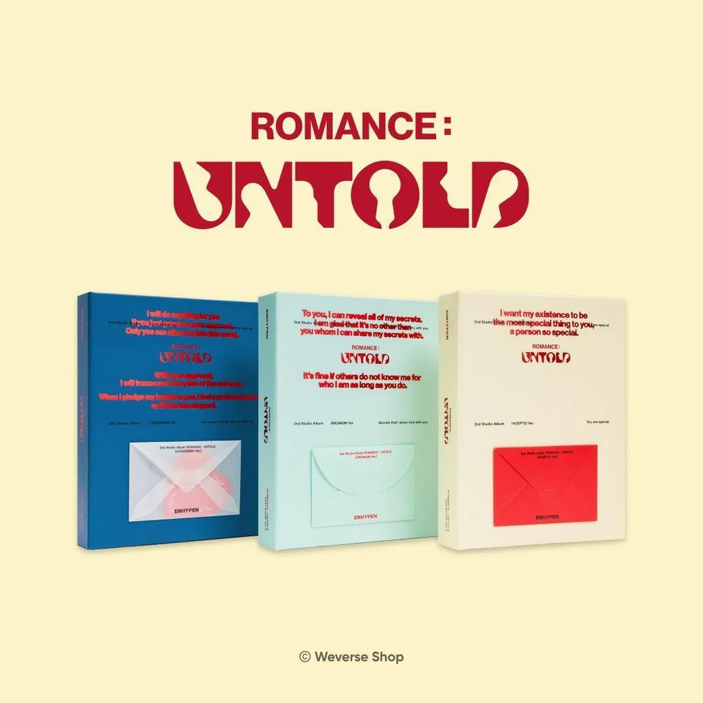 ENHYPEN Romance : Untold 2nd Album(Random Ver.) – MyOppa
