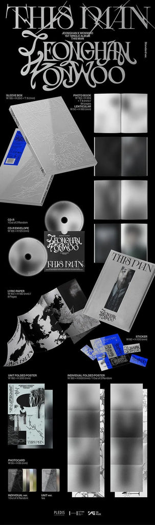 SEVENTEEN 'THIS MAN' - Jeonghan x Wonwoo - 1st Single Album