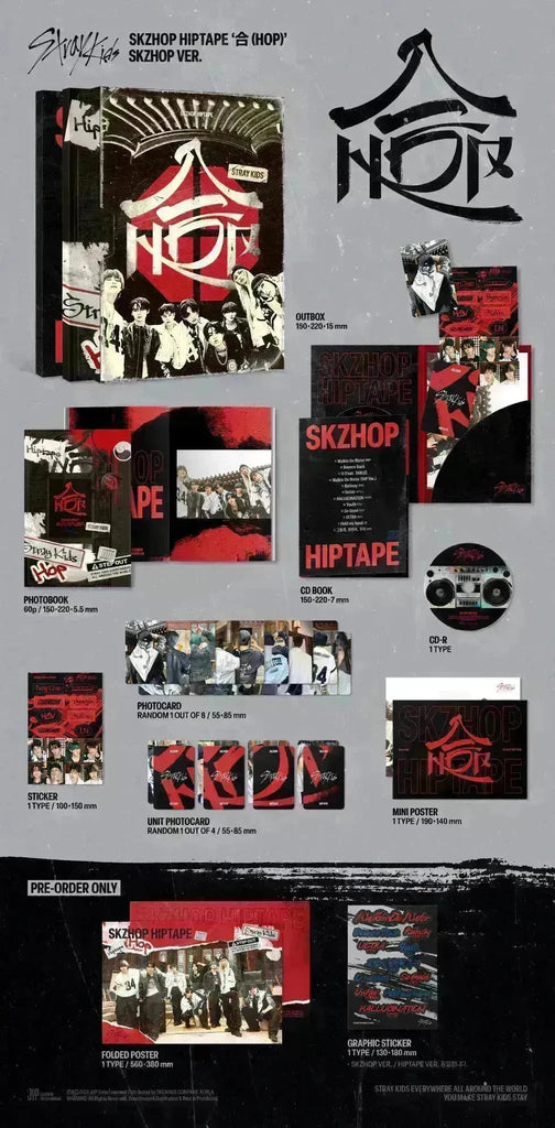 Stray Kids [SKZHOP HIPTAPE '合 (HOP)'] Album (SKZHOP Ver.) – MyOppa