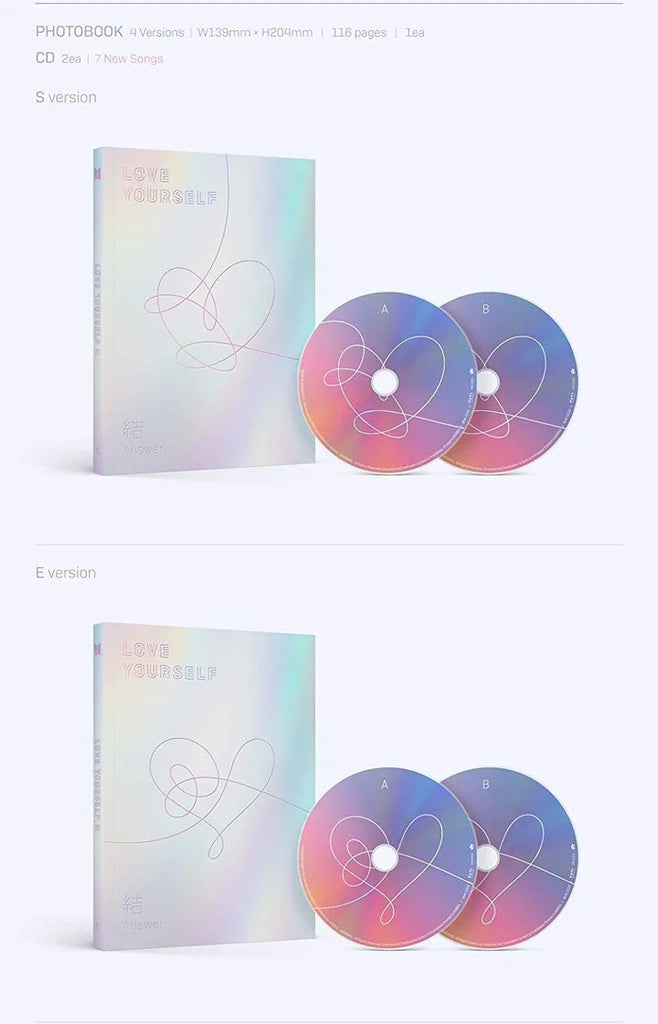 BTS - [Love yourself 結 'Answer'] 4th Album 4 Version SET – MyOppa