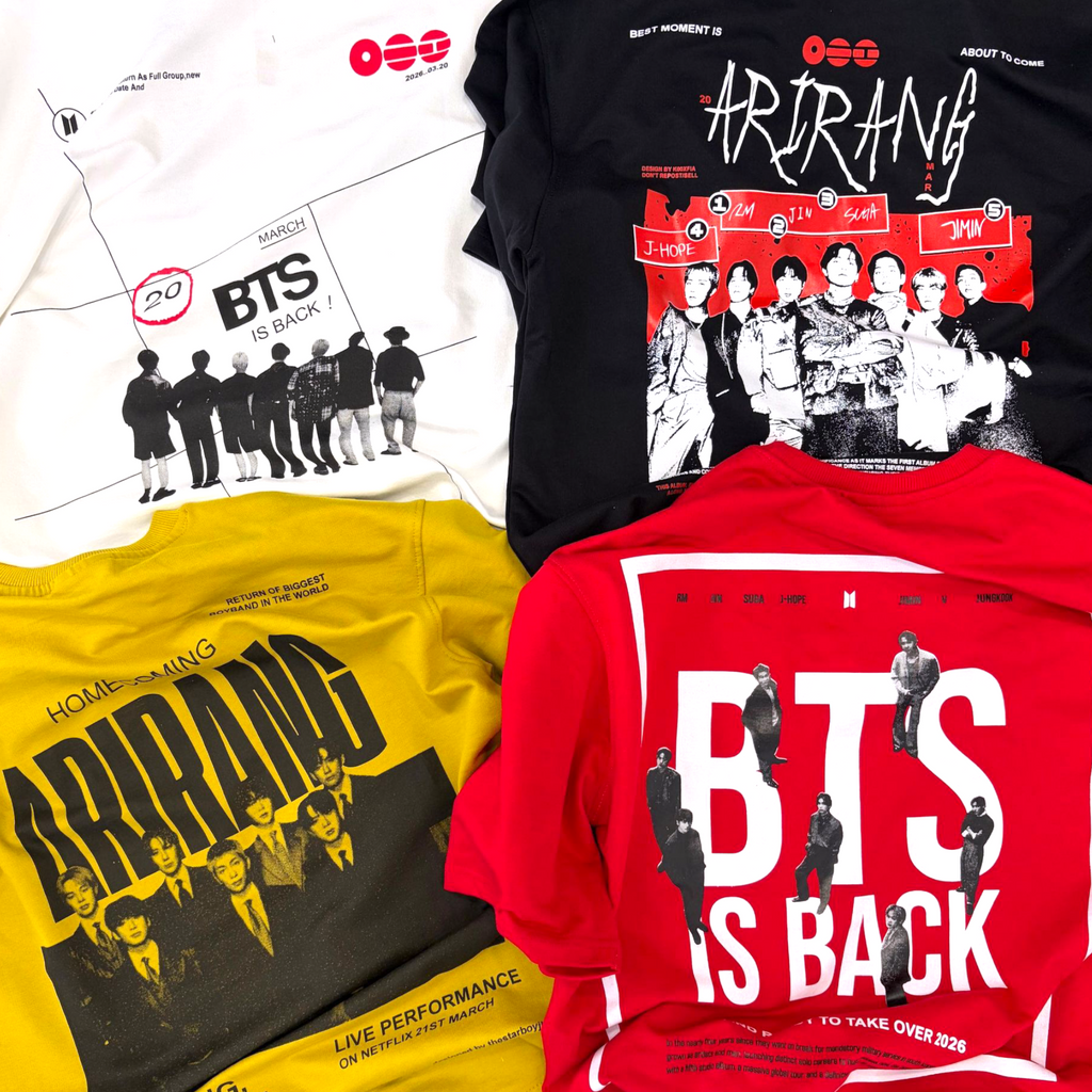 BTS Arirang Oversized Silhouette Tshirt – MyOppa