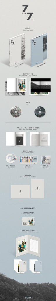 GOT7 まとめ売り GOT7 - 7 FOR 7 PRESENT EDITION Random Ver – MyOppa