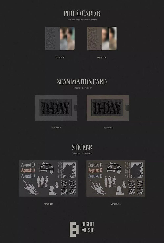 BTS Suga Agust D D-Day (1st Solo Album) – MyOppa