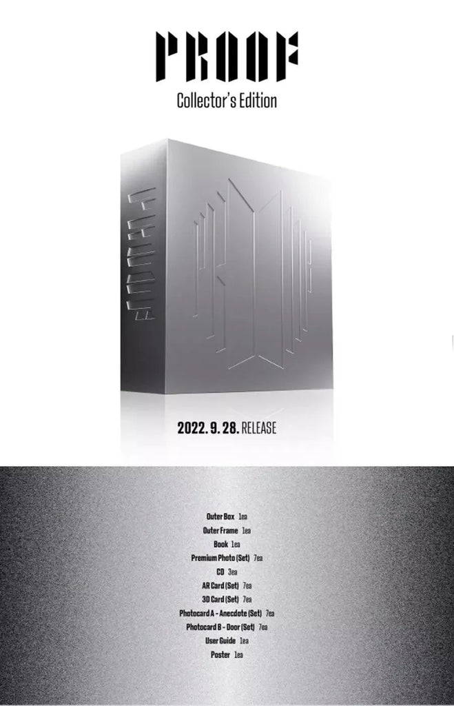 BTS Proof - Collector's Edition (Anthology Album) – MyOppa BTS Proof - Collector's Edition (Anthology Album) – MyOppa