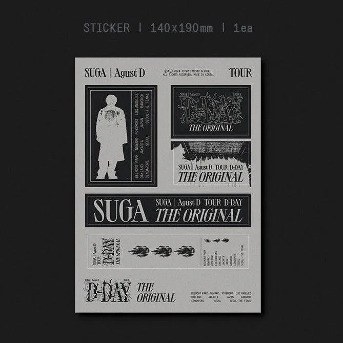 BTS SUGA | Agust D TOUR 'D-DAY' The Original – MyOppa